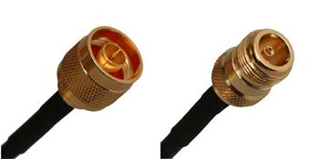 Propojovací kabel N male - N female, 1 m