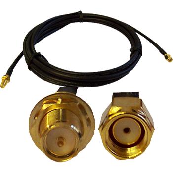 Propojovací kabel RSMA female - RSMA male, 5 GHz, 3 m