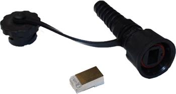 Průmyslový venkovní konektor Solarix CAT5E STP RJ45 IP67