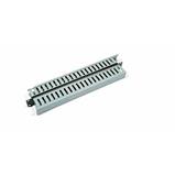 RACK 19" Vyvazovací panel 1U oboustrnná plastová lišta