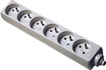 šestizásuvka 230 V na kabel