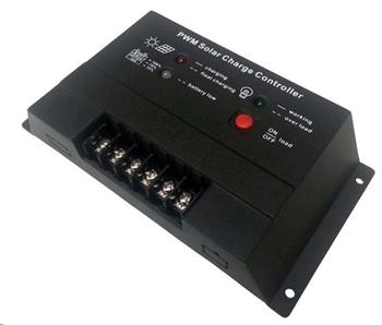 Solar PWM Battery Charging Controller , AutoVoltage, 12/24V In 12/24V out, 20A