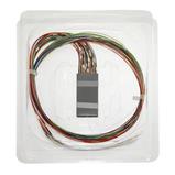 Splitter PLC 1x64, SM, 0,9mm vlákno G.657A1 MiniSteel box, bez konektorů