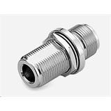 Spojka konektorová N female - N female, panelová