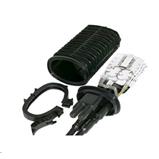 Spojka optická kabelová tubusová řady BS604, pro 192 svarů, 4x vstup d8-24mm + 2x ovál