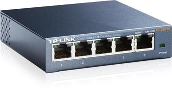 TP-LINK TL-SG105, Switch 5x 10/100/1000Mbps, kov