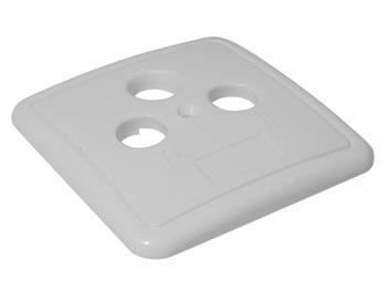 TRIAX víčko pro účastnické zásuvky TV/SAT/R TOU STD3 bílé