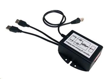 Tycon System TP-DCDC-2USB-48, pasivní POE Power Injector, 48V/0.25A, 12W s USB