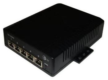 Tycon System TP-SW5G-24, Gigabitový průmyslový PoE switch 5x port, 24V, 0,7A/port