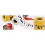 Výstražná fólie oranžová bez tisku, rozměr 220x0,080 mm, metráž